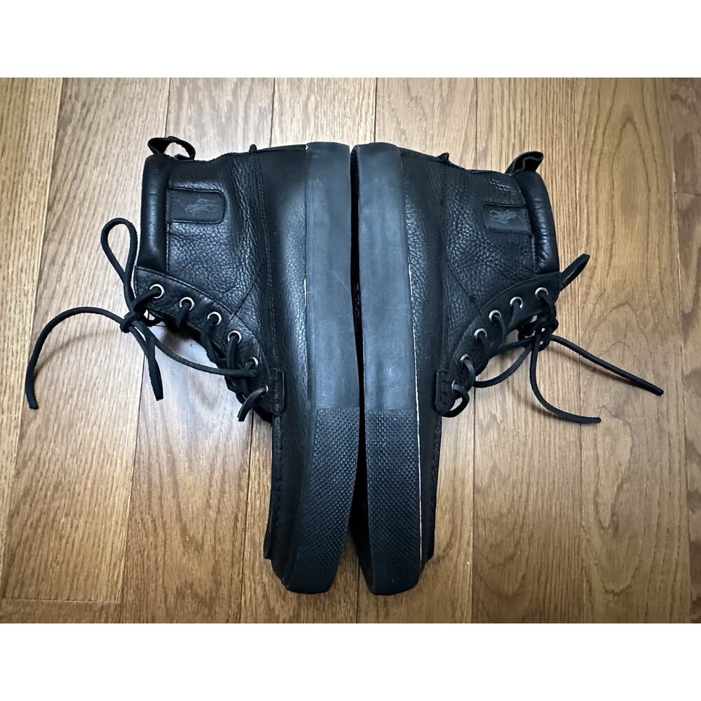 Polo Ralph‎ Lauren Tavis High Top Sneakers Men's 9D Black - Picture 4 of 8